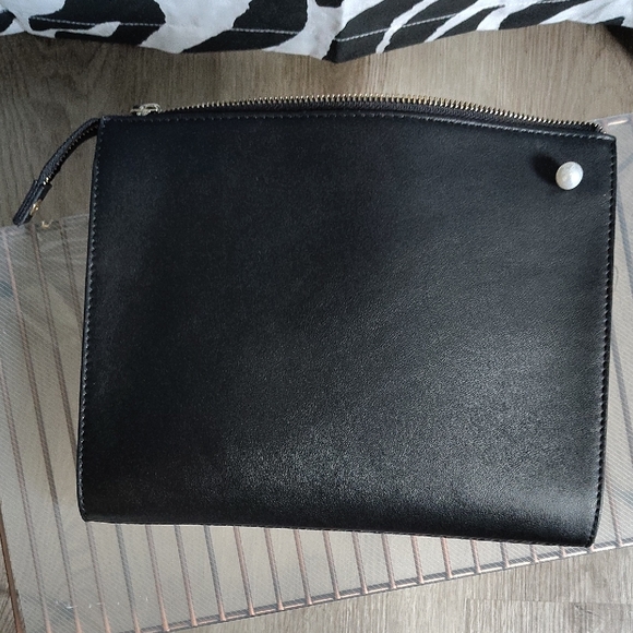 White House Black Market Black Clutch - Picture 2 of 7